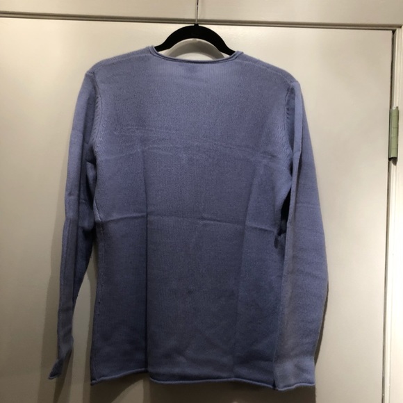 Cashmere- light blue button up cardigan - Picture 6 of 6